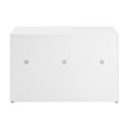 thumbnail image 4 of Bowery Hill Transitional Engineered Wood Bookshelf with Doors in White, 4 of 12