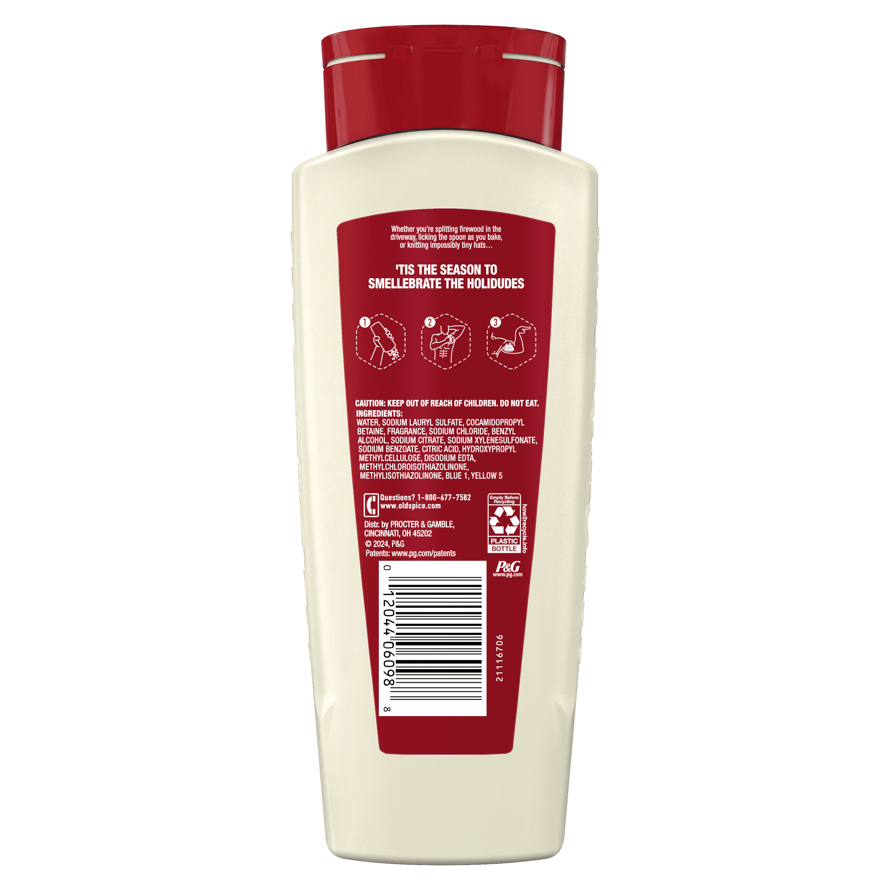 Old Spice Body Wash, Holiday Edition, Lumbersnack Fresh Pine