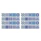 thumbnail image 3 of Injueey 20 piezas mosaico azulejos de pared pegatinas cocina baño azulejos calcomanías #3 20x20cm Type5, 3 of 6