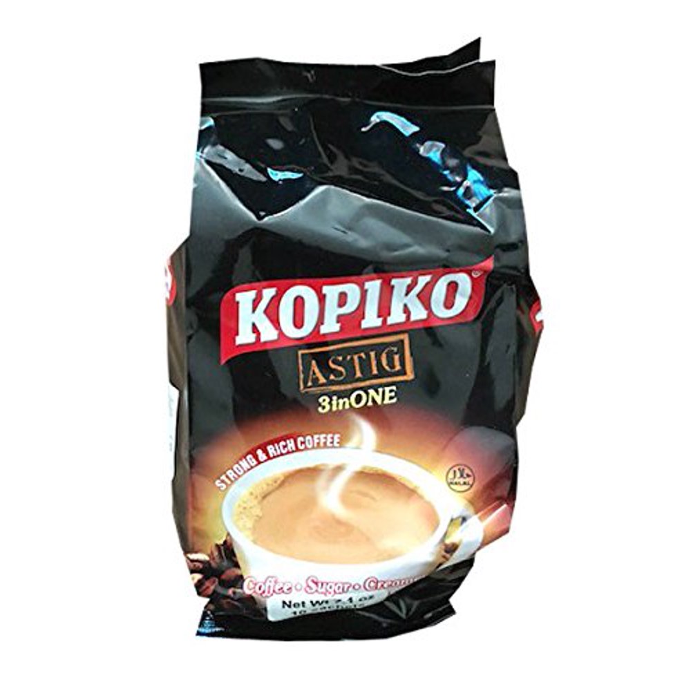 Kopiko Instant Coffee Astig 3 in 1, 7.1 oz (10 Sachets per pack) (Pack of 1)