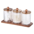 thumbnail image 1 of Soporte Qtip Tbestmax con bandeja de tocador transparente para baño, 1 of 7