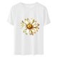thumbnail image 3 of Camisetas de Manga Corta para Mujeres de Longitud Regular de Poliéster Sólido, Camiseta de Fiesta de Mayo Y Blusa Del Festival para la Primavera Y el Verano, 3 of 3