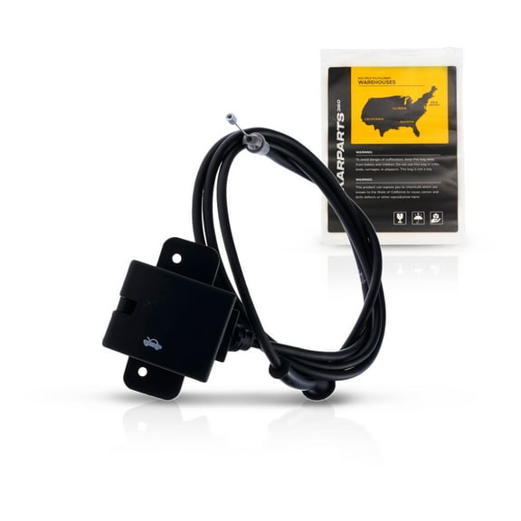 KarParts360 For GMC Savana 1500/Savana 2500/Savana 3500 1996-2002 Hood Release Cable | Black | Plastic/Metal | With Handle | Replacement For 15153548