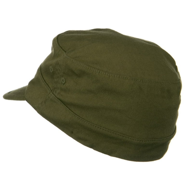 Loden Washed Top Flexifit Green Garment Cap L-XL - Gun
