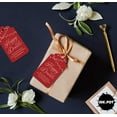 thumbnail image 4 of Inkdotpot 100 Pack Real Rose Gold Foil Paper Tags Happy Diwali Favor Hang Tag, 4 of 6