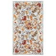 thumbnail image 4 of SAFAVIEH Chelsea Alaia Floral Wool Area Rug, Light Blue, 3' x 3' Round, 4 of 10