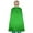 Green, variant on Toptie Satin Superhero Capes, Halloween Festival Event Costumes and Dress-Up with Touch Fastener-SkyBlue-19 2/3" H x 27 1/2" W