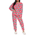 thumbnail image 4 of Conjunto de Pijama para Mujer Shendy Vendy Manga Larga Cuello Redondo con Estampado Transpirable, 4 of 4