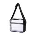 thumbnail image 1 of Bolsa transparente para s en estadios con correa de hombro ajustable, práctica y resistente al agua. L, 1 of 8