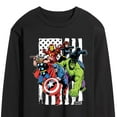 thumbnail image 3 of Marvel - Avengers American Flag Long Sleeve Graphic T-Shirt, 3 of 5