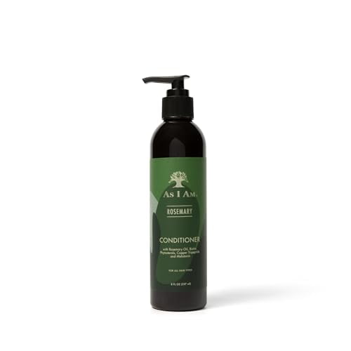 As I Am Rosemary Conditioner - 8 oz - with Melatonin & Ceramide