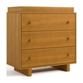 thumbnail image 3 of Storkcraft Texas 3 Drawer Chest with Removable Infant Changing Topper, Almond, 3 of 13