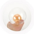 thumbnail image 6 of Flat Spherical Glass Lampshade Light Ceiling Fan Shades Accessory Replacement Cover Hanging, 6 of 6