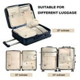 thumbnail image 7 of XXXFLOWER 7-Piece Travel Packing Set, Organizes Cruise Essentials Makeup Bag for Carry On (Beige), 7 of 7