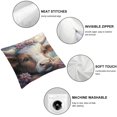 thumbnail image 4 of BCIIG Highland Cow Throw Pillow Covers Cow Pillows Decorative Throw Pillows Cow Decor for Bedroom Decor Highland Cow Bedding Soft Flannel Fluffy Couch Pillow Covers for Sofa Living Room Office 18x18in, 4 of 5