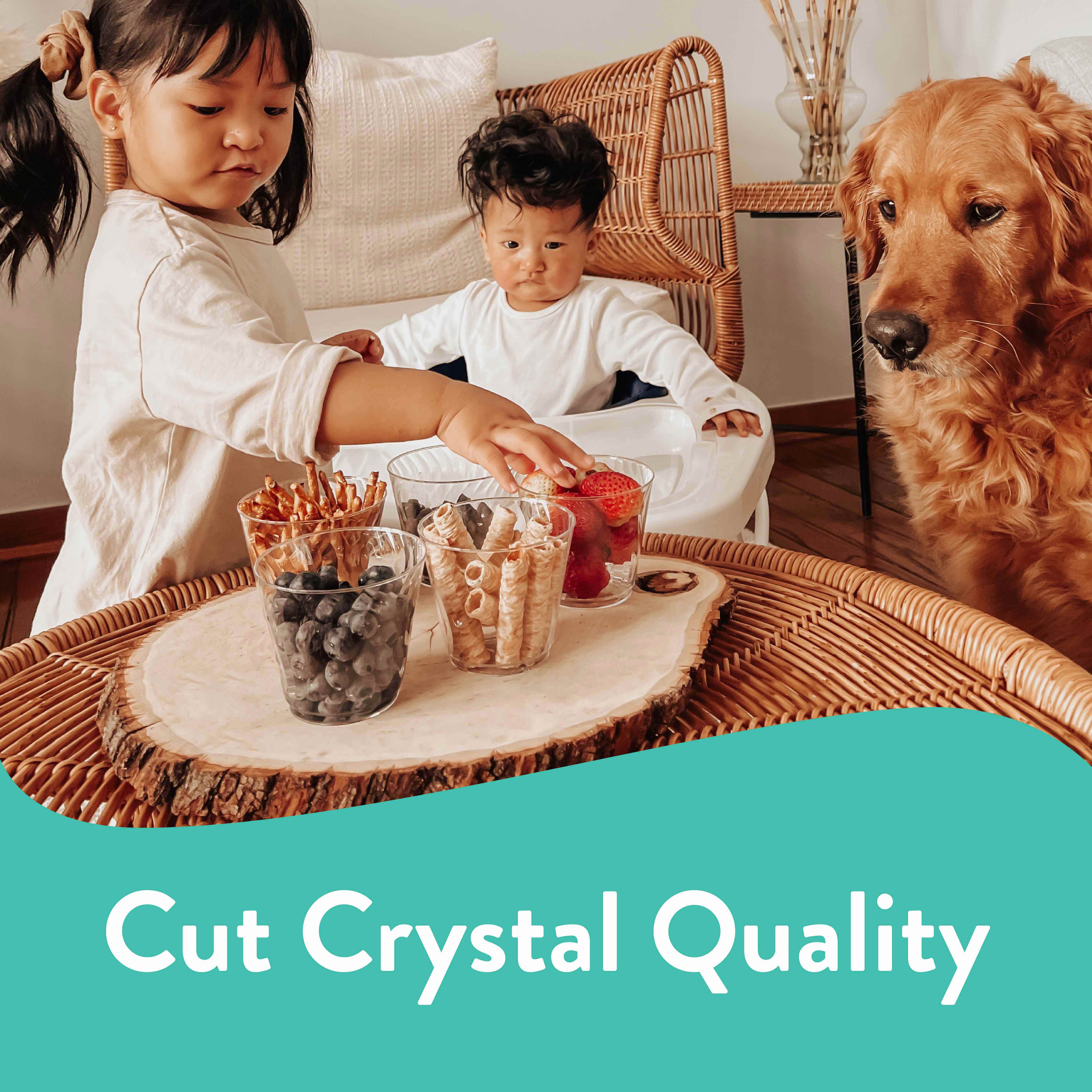 Chinet Crystal Clear Plastic Cups, 9 oz, 50 Count photo 4