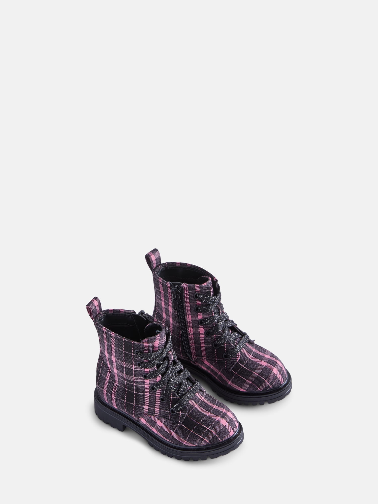 Wonder Nation Toddler, Little, & Big Girls Combat Boots