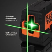 Klein Tools Green Compact Cross-Line Self-Leveling Laser Level, 50-Foot
