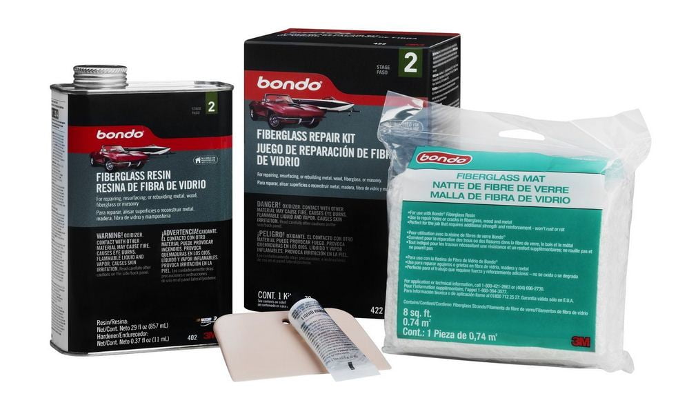 Bondo Bondo 422 Fiberglass Resin Repair Kit, 1 Quarts