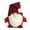 Red, variant on Aurora - Medium Black Holiday - 10" Vonwiley Gnome Navy - Festive Stuffed Animal