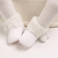 thumbnail image 7 of Baby Booties, Newborn Baby Booties Non-Slip Warm Cozy Baby Slippers Toddler Boys Girls Infant Winter Cozy Socks Shoes Easy On and Off Snap Boots Crib Warm Shoe First Walker Birthday Shower, 7 of 7