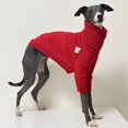 thumbnail image 2 of Italian Greyhound Sweater Whippet Turtleneck Red Christmas Knitted Sweater Warm Pet Clothing ShopWise Round, 2 of 6
