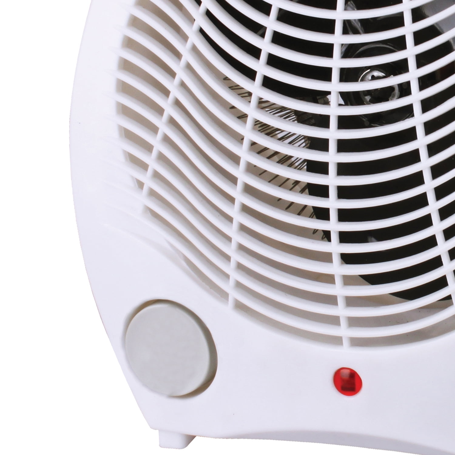 Brentwood Kool Zone H-F302W 1,500-Watt-Max Portable Ceramic Space Heater and Fan, White, H-F302W