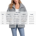 thumbnail image 2 of Women's Cozy Fluffy Winter Coat Casual Lapel Collar Jacket, 2 of 4