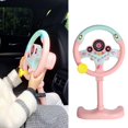 thumbnail image 1 of LEEYNEER Passenger Seat Steering Wheel Toy with Music Light Kids Car Driving Simulation Wheel Toddlers Pretend Driving Educational Steering Wheel Boys Girls Gift Yellow, 1 of 13