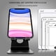 thumbnail image 4 of Soporte ajustable para teléfono celular Soporte para base de soporte Soporte de escritorio de aluminio Compatible con teléfono 13 12 11Xs Max Xr 8 7 6 Accesorios Escritorio, todos los teléfonos -, 4 of 7