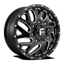 Fuel 1PC Aluminum Rim D581 TRITON 22X8.25in Gloss Black Milled Finish, D581228292
