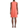 thumbnail image 3 of Time and Tru Women's Sleeveless Knit Swing Dress, Sizes XS-XXXL, 3 of 5
