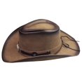 thumbnail image 2 of Slccxzc Rustic Distressed Cowboy Hat, Retro Wide Brim Western Headwear for Outdoor Activities, 2 of 7