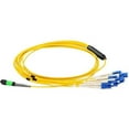 thumbnail image 2 of Axiom - Network cable - MTP/MPO single-mode (F) to LC single-mode (M) - 1 m - fiber optic - 9 / 125 micron - riser - yellow, 2 of 4
