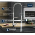 thumbnail image 2 of Grohe 32951000 K7 Semi-Pro Single-Handle Pull-Out Kitchen Faucet Starlight: Chrome, 2 of 7