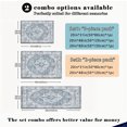 thumbnail image 3 of Kitchen Rugs Sets of 3 Non Slip Washable Kitchen Mats for Floor, Waterproof Kitchen Runner Rug, Floor Mat Carpet for Entryway, Laundry, Sink, Hallway, Bathroom, 3 of 10