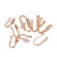 thumbnail image 5 of Anillos de nariz falsos BuyWeekMX 9 piezas clip no perforado acero inoxidable, 5 of 9