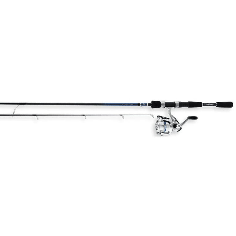 D-Shock DSK-2B Pre-Mounted Spinning Combo, 2500-Sz Reel, No Line, 2BB,  210/6, 170/8, 140/10, 6' 6, M