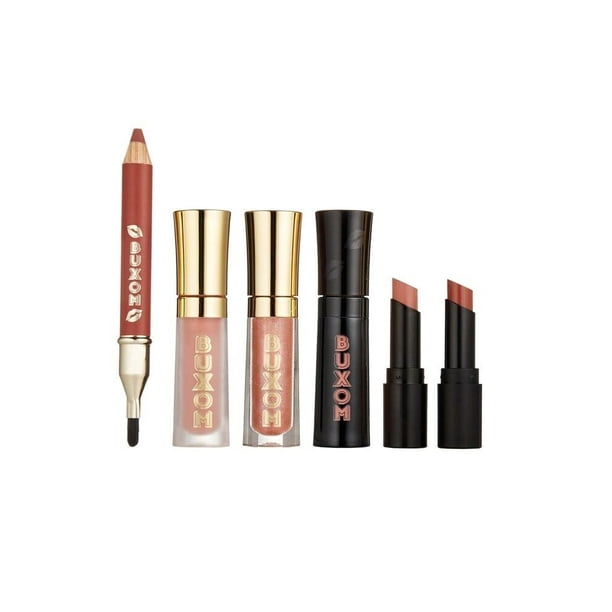 Buxom - Buxom Cosmetics Black Tie Tease Lip Gift Set 6 Pcs. Collection Plus Eye Veil - Walmart ...