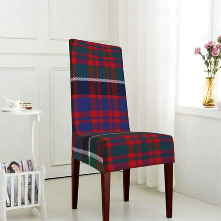Dining Chair Cover Stretch, Red Tartan Dining Chairs Next