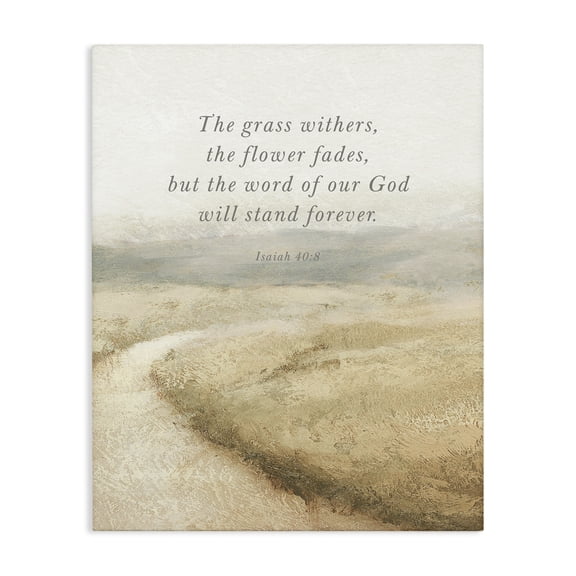Stupell Industries Word Of God Isaiah Proverb Canvas Wall Art, design by John Spaeth