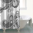 thumbnail image 4 of Retro Chic Paisley Curtain 72x72 Inches, Quick-Drying Polyester with Plastic Rings, Floral Bohemian Vintage Design, 4 of 5