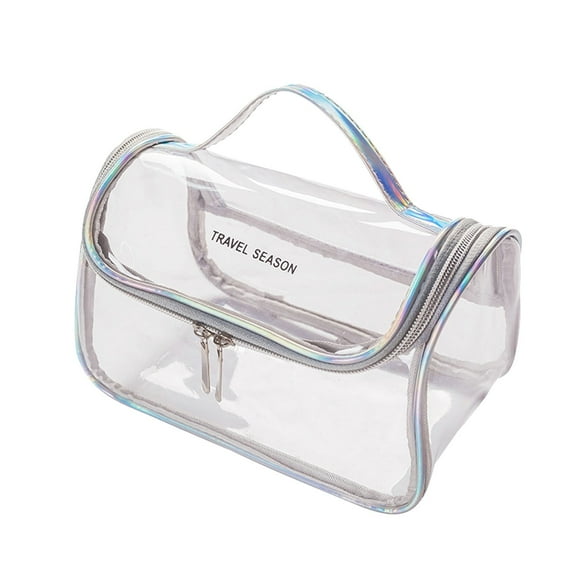 Travel Transparent Makeup Bag Cosmetic Organizer Washable Large Capacity Multifunctional Storage Pouch