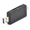 thumbnail image 3 of Methold Lector de tarjetas USB 3.0 tipo c 2 en 1 Dispositivo de escritura de lectura de tarjetas de memoria TF de doble cabezal Juegos de teclado y mouse para computadora, 3 of 6