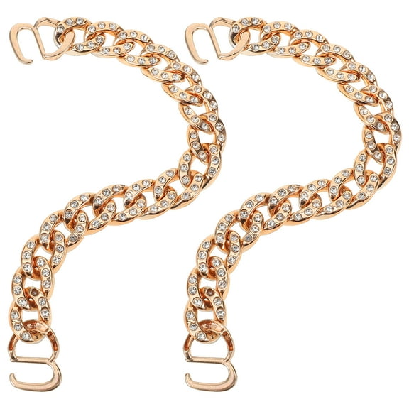 HOMEMAXS 2 Pcs Shoe Charms Decorations Clip Silver Accessories