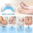 thumbnail image 4 of HIBIBUD LED Nail Dryer for Toe Fungus,22 LEDs 470nm+905nm Foldable UV Curing Light, 4 of 5