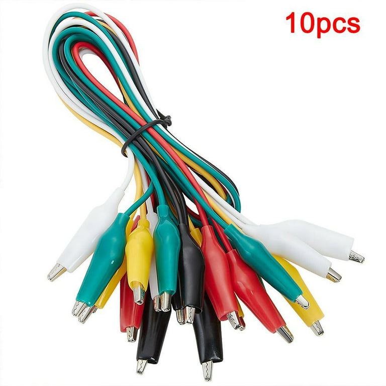 WGGE WG-026 10 Pieces and 5 Colors Test Lead Set & Alligator Clips