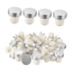 thumbnail image 5 of 36 tapones de vino de 19,5 mm reutilizables para mantener el champán fresco. Plata, 5 of 9