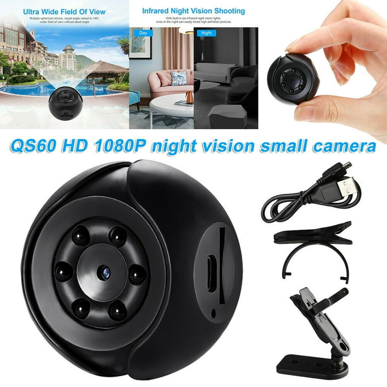 Mini Camera Wireless Wifi Home Security 1080P DVR Night Vision Motion  Detection - Walmart.com