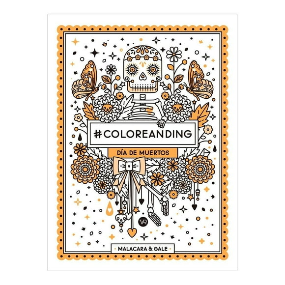 Dia De Muertos #Coloreanding Vr Editoras Libro Tapa Blanda